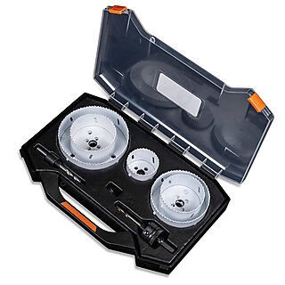 Q-Accessories hullsagsett 7 deler inkludert senterbor