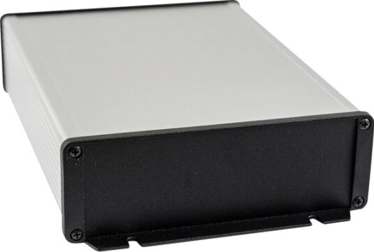 Hammond Electronics 1457T2202E 220 × 165 × 55 mm Aluminium Transparent Kabinett