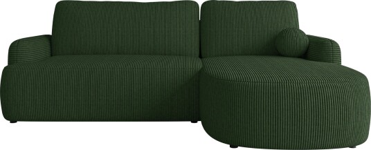 Branrel 3 seters sofa med divan grønn