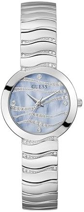 Guess Dameklokke GW0871L1 Laguna Blå/Stål Ø30 mm