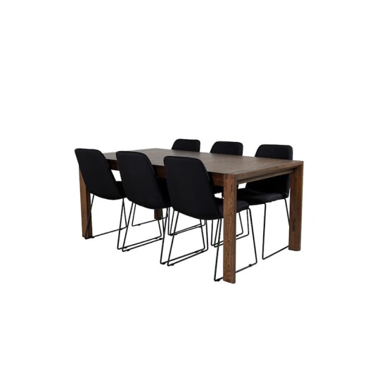 Venture Home Spisegruppe Venture Home Slider med 6 Muce Stoler GR20761