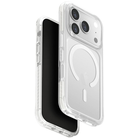 UNIQ Combat MagClick Mobildeksel for iPhone 17 Pro - Hvit UNIQ Combat MagClick Mobildeksel for iPhone 17 Pro - Hvit