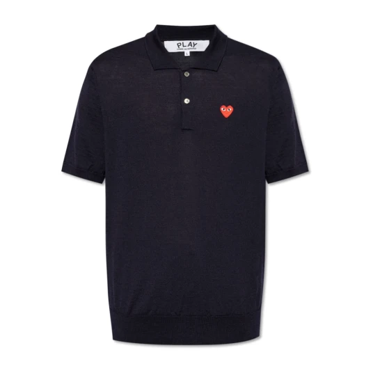 Comme des Garçons Play, unisex, Strikkevarer, Blå, 2XL, Comme des Garçons Play, unisex, Strikkevarer, Blå, 2XL,