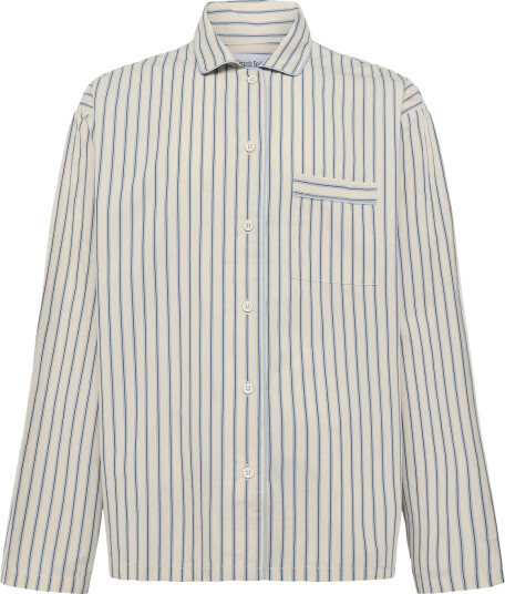 Organic Basics Core Sleep Poplin Shirt 2.0 Cream XXL