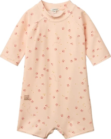 Liewood Thor Baby Swim Jumpsuit Pink 68
