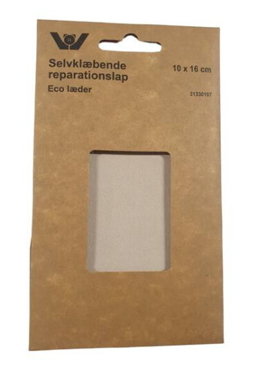 Selvklebende reperasjonslapp 10 x 16 cm - Eco lær ecru