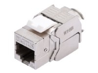Digitus Cat 6A Keystone Jack Modulinnlegg 24-pakk Sølv