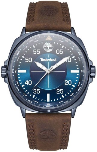 Timberland Herreklokke TDWGA2132001 Classic Blå/Lær Ø47 mm