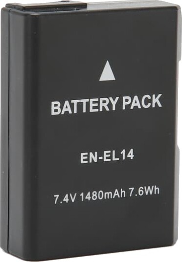 EN EL14 Litiumionbatteri 1480mAh Kameraerstatningsbatteri for Nikon D5300 D3200 D5200 D3400 D5600 D3500 D3300 D3100