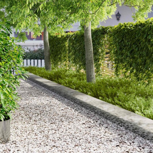 vidaXL Gjerdekant 10 stk. 103 x 30 cm Stål Sølv