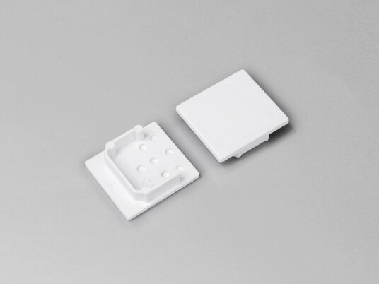 Topmet 1 stk. Endestykke LINEA20 Hvit Topmet 1 stk. Endestykke LINEA20 Hvit