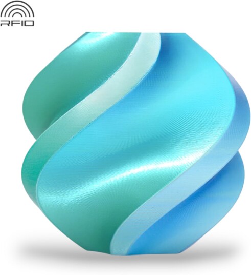 Bambu Lab Pla Silk Multi Color Blue Hawaii (Blue Green) Bambu Lab Pla Silk Multi Color Blue Hawaii (Blue Green)