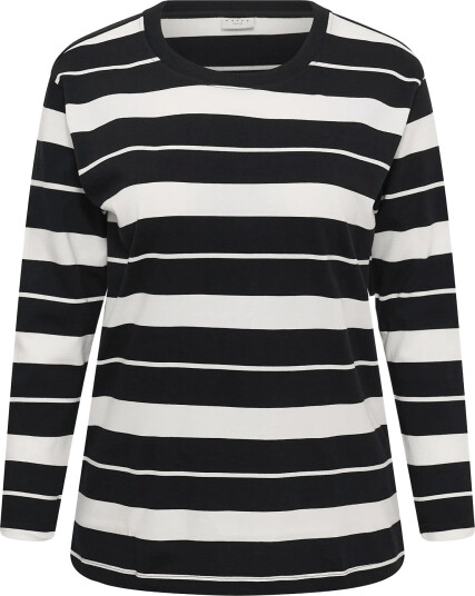 Kaffe Curve Kcwinnie Ls T Shirt Black XL