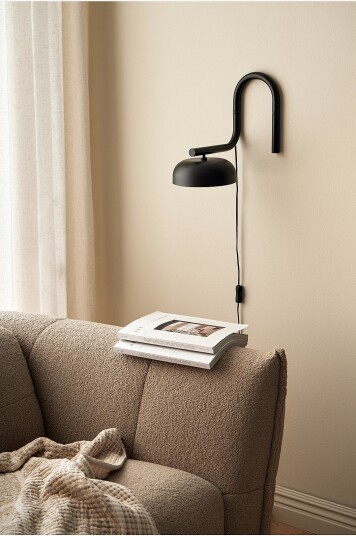 Ellos Home Vegglampe Sirap Svart Ellos Home Vegglampe Sirap Svart