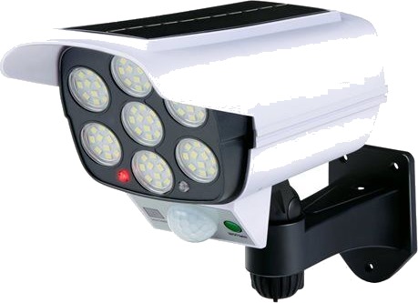 Grundig Solcellelampe Med Bevegelsessensor Attrappkamera