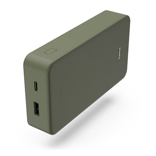 Hama Powerbank Colour 20 20000mAh Grønn med USB-C og USB-A