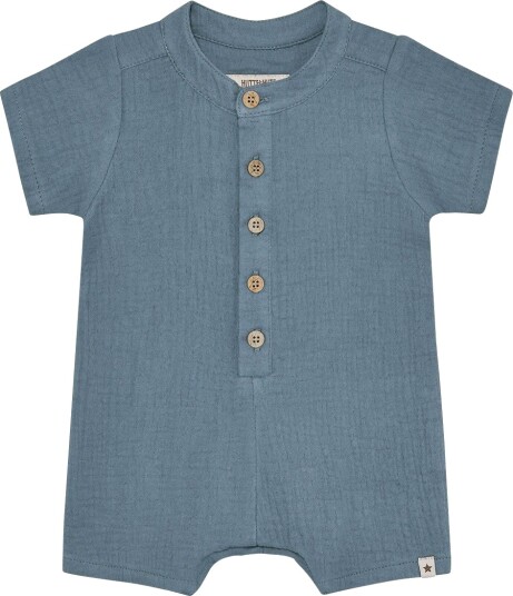 Huttelihut Playsuit Ss Muslin Navy 68