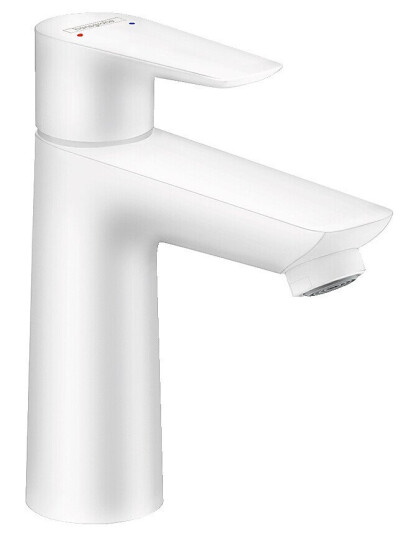 Hansgrohe Talis E servantbatteri 110 Uten bunnventil, Hvit Matt Hansgrohe Talis E servantbatteri 110 Uten bunnventil, Hvit Matt