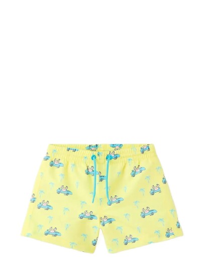 Mango Crab Print Swimsuit Yellow 4 5