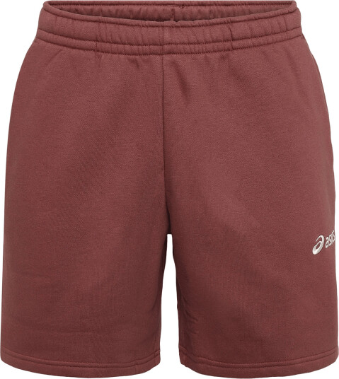 Asics Asics Logo Fleece 7In Short Brown L