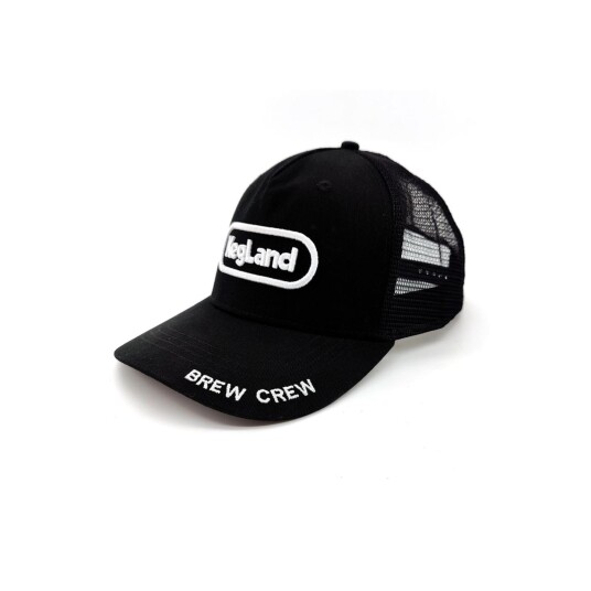 KegLand Trucker Cap sort caps med kegland logo