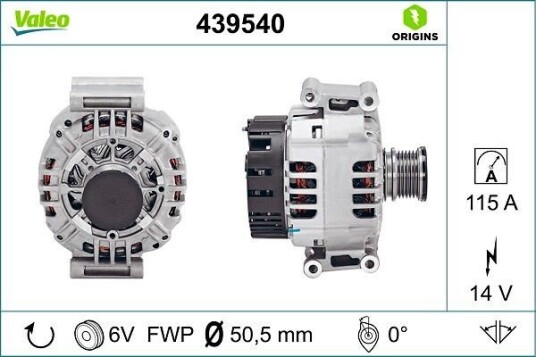 Dynamo VALEO 439540