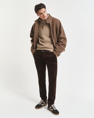 Gant Slim fit corduroy chinos RICH BROWN 3832