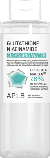 APLB Glutathione Niacinamide Cleansing Water 160ml APLB Glutathione Niacinamide Cleansing Water 160ml