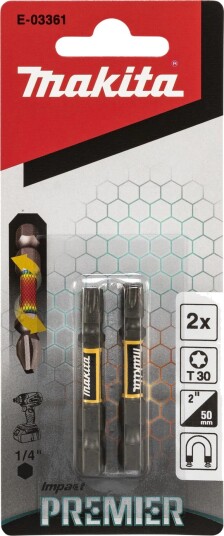 Makita Bits E-03361 T30x50mm 2 Stk
