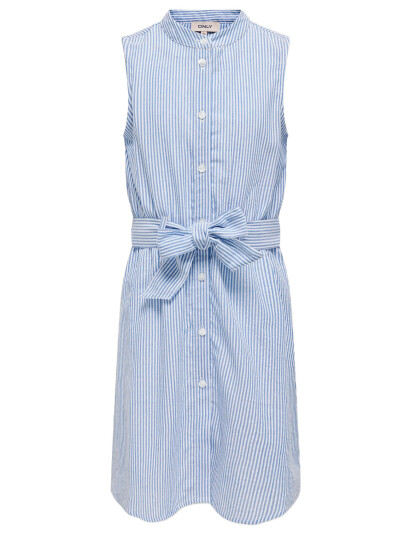 Kids Only Kogsmilla S/L Belt Dress Wvn Blue 164 Kids Only Kogsmilla S/L Belt Dress Wvn Blue 164