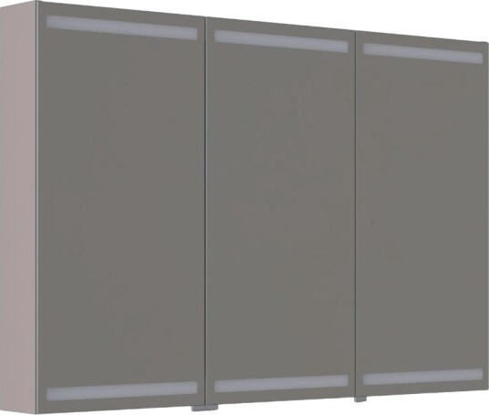 Dansani Inzo Level Speilskap Softstone / 120 cm 3 Dører