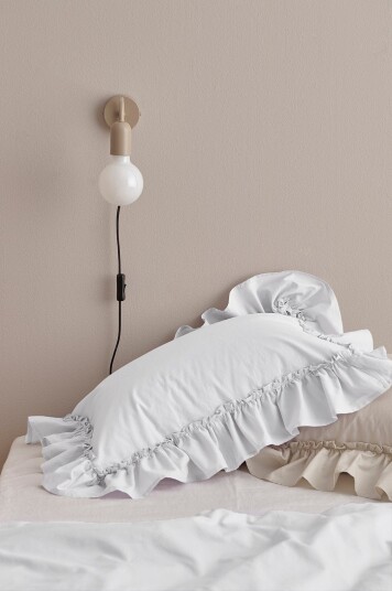 Ellos Home Putevar Juliette Frill Hvit