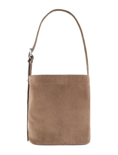 SANDQVIST Leather Shopper Bag   Brown   ONE SIZE