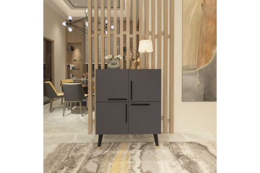 Rinorea Konsollbord 70x90 cm Antrasitt
