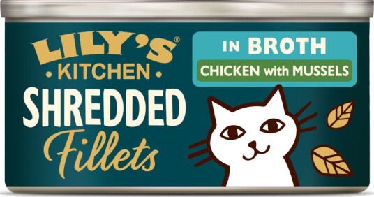 Lily's Kitchen våtfôr Shredded Fillets for katter Kylling 24 x 70 g