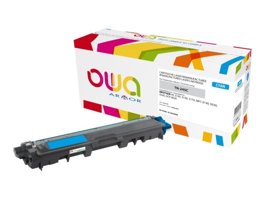Owa - Cyan - Kompatibel - Gjenfabrikert - Tonerpatron Alternativ For: Brother Tn245c - For Brother Dcp-9015 Dcp-9020 Hl-3140 Hl-3150 Hl-3170 Mfc-9140 Mfc-9330 Mfc-9340