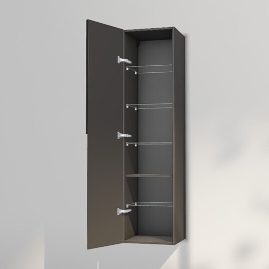 INR Iconic Nordic Rooms Grip 40/40 Høyskap Carbon Grey / 40cm Venstre Hengslet Nei INR Iconic Nordic Rooms Grip 40/40 Høyskap Carbon Grey / 40cm Venstre Hengslet Nei