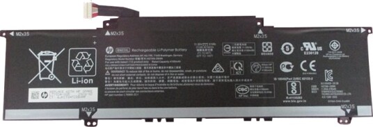 Hp Bn03xl Batteri Til Bærbar Pc Litiumion 3-Cellers 4.45 Ah 51 Wh