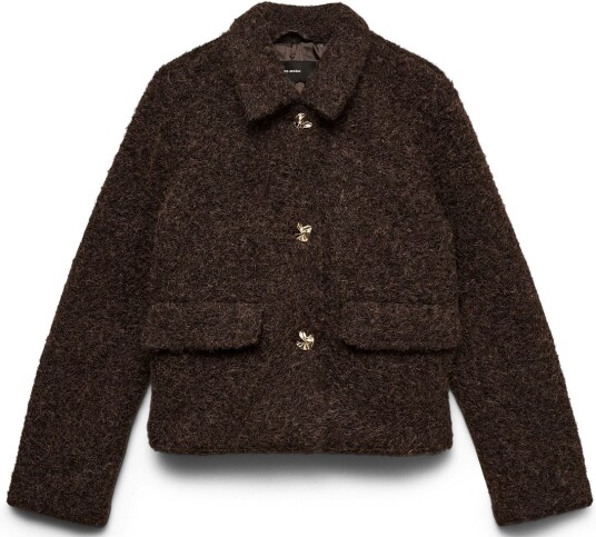 Vero Moda Vmelenaholly Short Jacket Boo Brown S