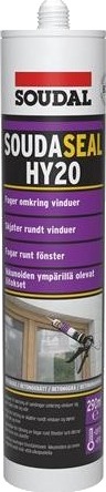 Soudal Soudaseal HY20 Hybrid Polymer Fugemasse Betonggrå 290ml Soudal Soudaseal HY20 Hybrid Polymer Fugemasse Betonggrå 290ml