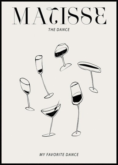 Dancing Glasses Plakat Plakat / 70x100cm