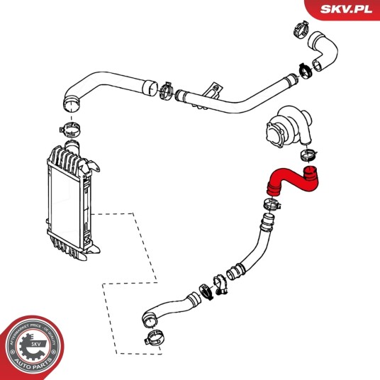 Ladeluftslange ESEN SKV 24SKV167