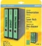 Avery File Folder Labels - Gul - 38 X 297 Mm 100 Etikett(Er) (20 Ark X 5 Filmappeetiketter
