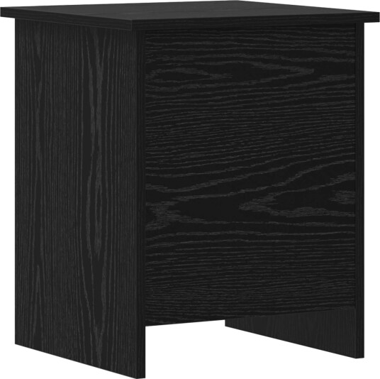 vidaXL Oppbevaringskiste Svart eik 40 x 40 x 50 cm Konstruert tre