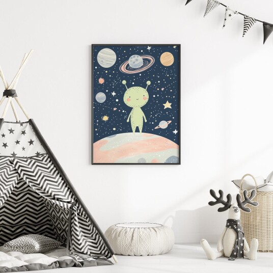 Plakat Søt Alien