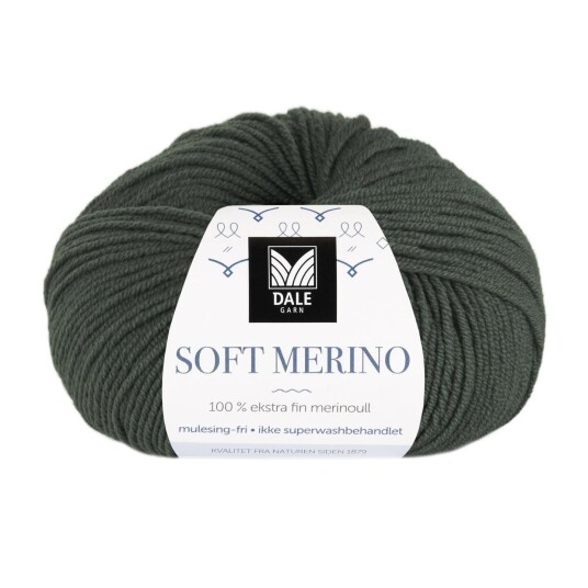 Dale Garn Dale Soft Merino 3020 Flaskegrønn