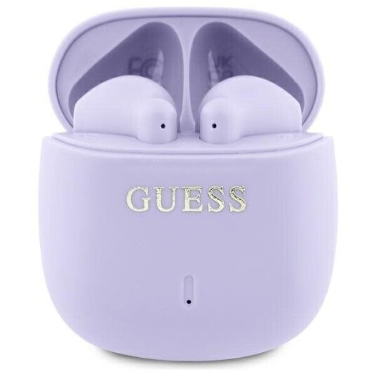 Guess GUTWSJ14ESGU TWS + dokkingstasjon lilla/lilla Trykt Classic Logo Guess GUTWSJ14ESGU TWS + dokkingstasjon lilla/lilla Trykt Classic Logo