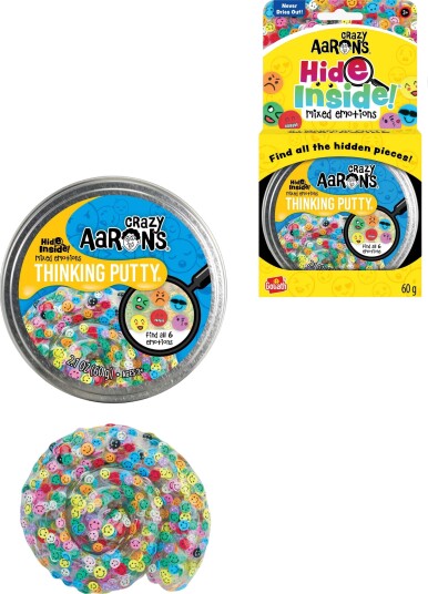 Crazy Aarons Thinking Putty Slim 60 g, Mixed Emotions Crazy Aarons Thinking Putty Slim 60 g, Mixed Emotions