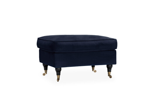 Soffadirekt SKAGEN Fotskammel Velvet Mørk blå Soffadirekt SKAGEN Fotskammel Velvet Mørk blå