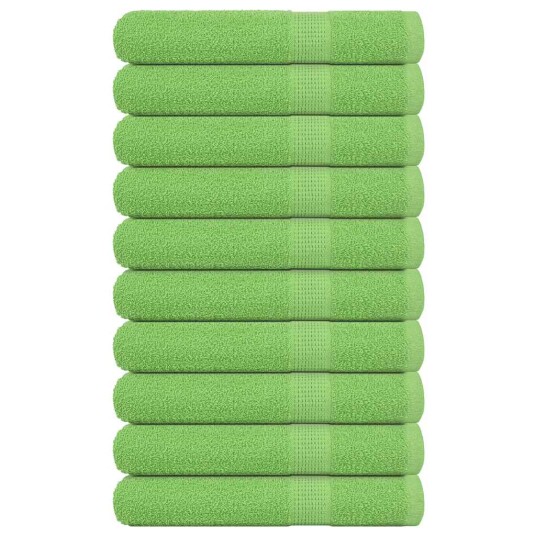Håndklær FROGN 10 stk eplegrønn 100x200 cm 360 gsm Håndklær FROGN 10 stk eplegrønn 100x200 cm 360 gsm